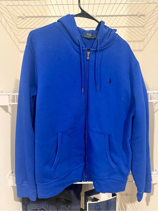 Polo Ralph Lauren Other - Polo by Ralph Lauren Royal Blue Full-Zip Hooded Sweater